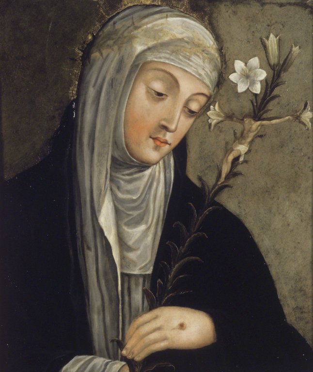  29 avril - Sainte Catherine de Sienne, dominicaine et Docteur de l'Eglise.   Santa-Caterina-da-Siena